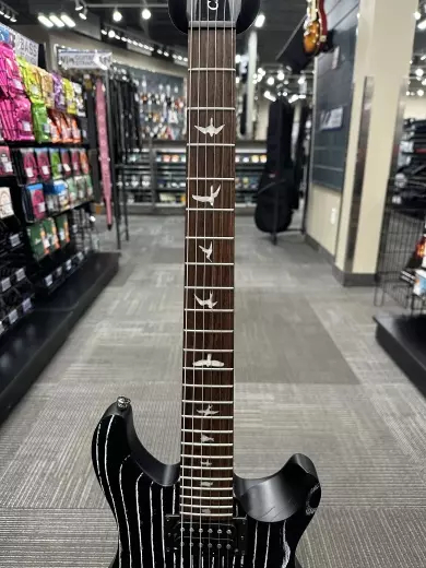 PRS Guitars - Limited Edition SE Swamp Ash CE 24 Electric Gutiar with Gigbag - Sandblasted White 3