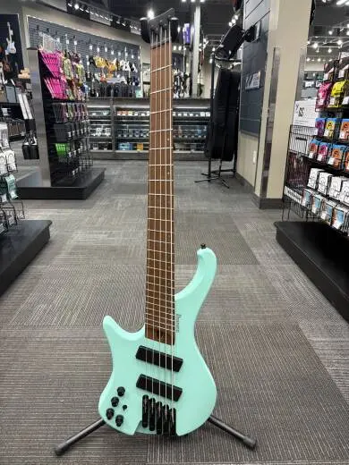 Ibanez - EHB Ergonomic 5-String Headless Bass w/Bag Multi scale - Sea Foam Green Matte