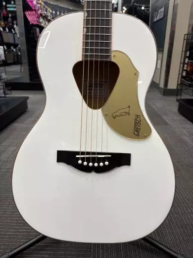 Store Special Product - Gretsch Guitars - G5021WPE Rancher Penguin Parlor Acoustic/Electric, Fishman Pickup System - White