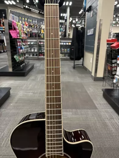 Yamaha - APX600FM Acoustic Electric w/Cutaway - Flame Maple Tobacco Brown Sunburst 2