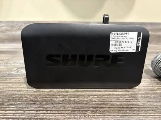 Shure - BLX24/SM58 Wireless Handheld System w/ SM58 Microphone (H11: 572-596 MHz) 2