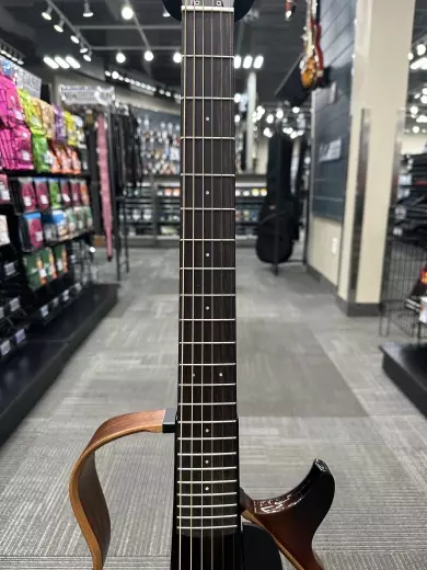 Yamaha - SLG200S Silent Guitar with Steel Strings - Tobacco Brown Sunburst 3