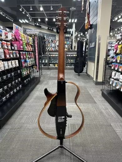 Yamaha - SLG200S Silent Guitar with Steel Strings - Tobacco Brown Sunburst 5