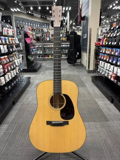 Martin Guitars - D-18 Standard Dreadnought Acoustic Guitar w/Case - Satin Finish
