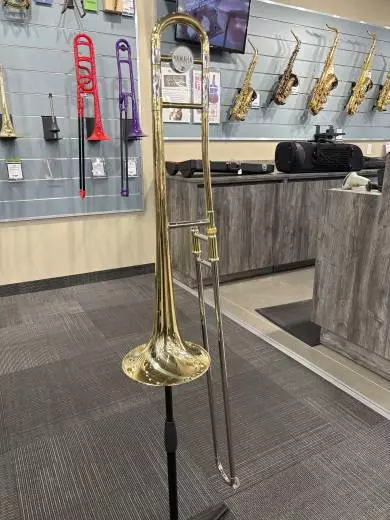 Store Special Product - Yamaha Band - Standard Tenor Trombone - Gold Lacquer