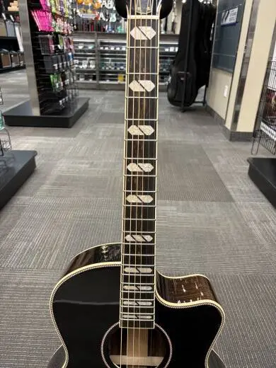 Store Special Product - Godin Guitars - Connaisseur Mini-Jumbo Rosewood Acoustic Guitar - Black