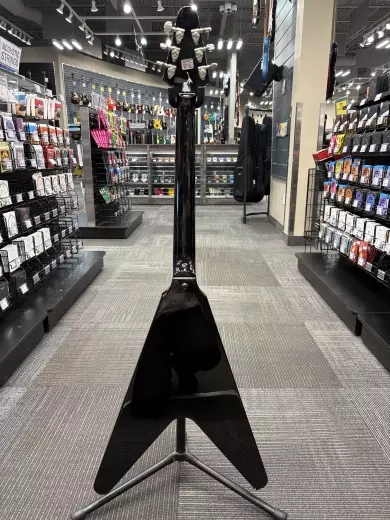 Epiphone - Kirk Hammett 1979 Flying V with Case - Ebony 2