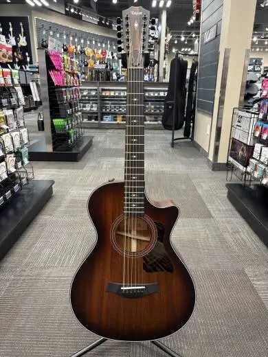Taylor Guitars - 362ce 12-String Mahogany Acoustic/Electric Guitar with Hardshell Case - Shaded Edgeburst