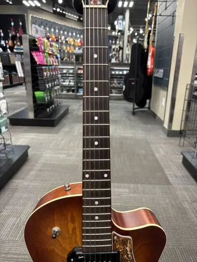 Godin Guitars - 5th Avenue CW Kingpin II P90 Hollowbody Guitar - Cognac Burst 2