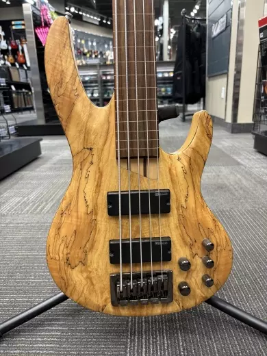 ESP Guitars - LTD B-205SM Fretless 5-String Bass - Natural Satin 2