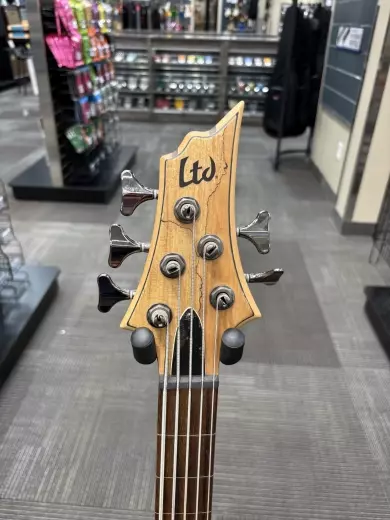 ESP Guitars - LTD B-205SM Fretless 5-String Bass - Natural Satin 2