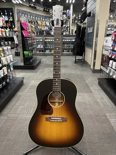 Gibson - J-45 Special Acoustic/Electric Guitar with Softshell Case - Satin Vintage Sunburst (Left Handed)