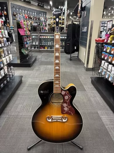 Epiphone - J-200 EC Studio Acoustic/Electric - Vintage Sunburst