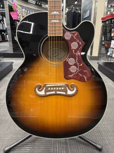 Store Special Product - Epiphone - J-200 EC Studio Acoustic/Electric - Vintage Sunburst