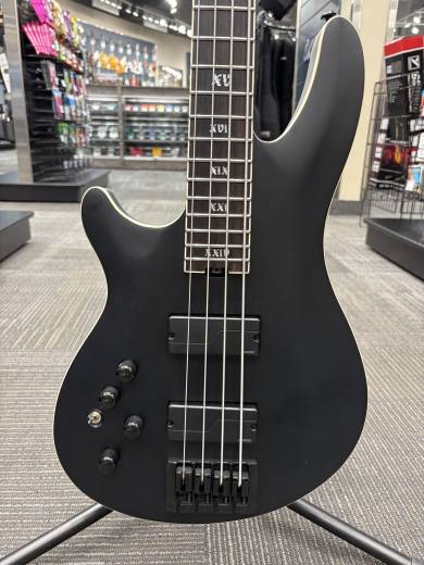 Schecter - SLS Elite-4 ''Evil Twin'' 4-String Bass - Satin Black - Left Handed 2