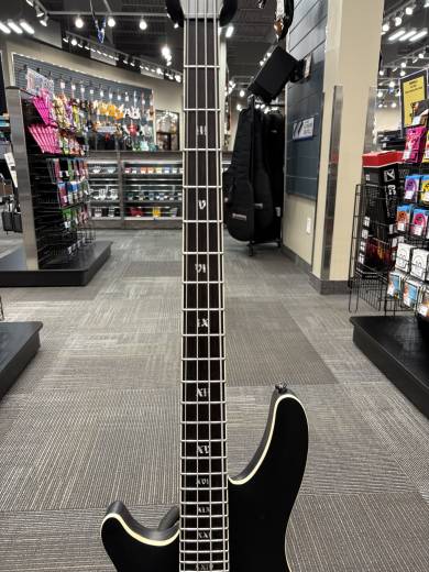 Schecter - SLS Elite-4 ''Evil Twin'' 4-String Bass - Satin Black - Left Handed 2