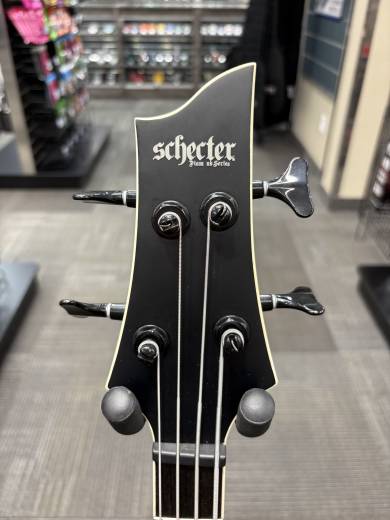 Schecter - SLS Elite-4 ''Evil Twin'' 4-String Bass - Satin Black - Left Handed 2