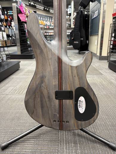 Schecter - SLS Elite-4 ''Evil Twin'' 4-String Bass - Satin Black - Left Handed 2