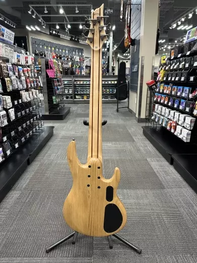 ESP Guitars - LTD 6-String Left Hand Bass Guitar - Natural Satin 5