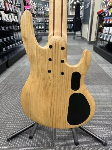 ESP Guitars - LTD 6-String Left Hand Bass Guitar - Natural Satin 6