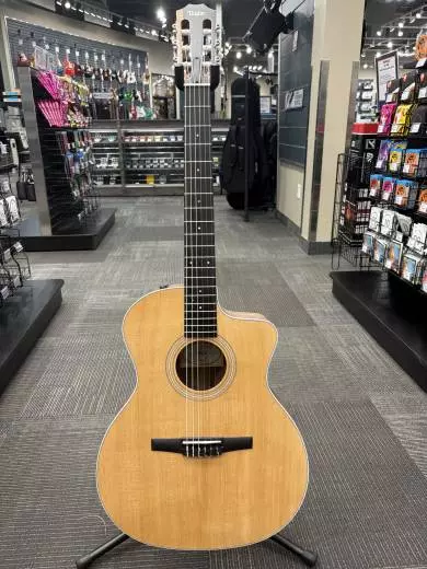 Store Special Product - Taylor Guitars - 214ce-N Grand Auditorium Walnut/Spruce Acoustic/Electric Guitar with Gigbag
