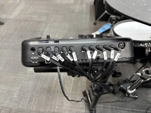 Yamaha - DTX8 Series Birch Electronic Drum Kit w/Mesh Pads - Black Forest 2