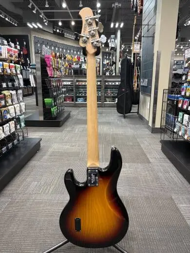 Ernie Ball Music Man - StingRay 4 3EQ H Bass Guitar w/Maple Fingerboard - Vintage Sunburst w/ Case 2