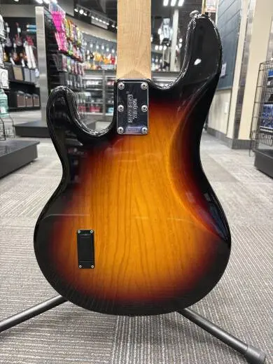 Ernie Ball Music Man - StingRay 4 3EQ H Bass Guitar w/Maple Fingerboard - Vintage Sunburst w/ Case 2