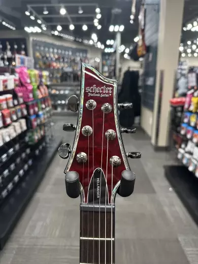 Schecter - Left Handed Hellraiser C-1 Electric Guitar - Black Cherry 4