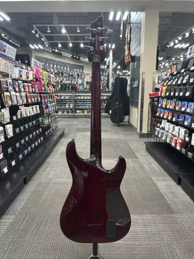 Schecter - Left Handed Hellraiser C-1 Electric Guitar - Black Cherry 5