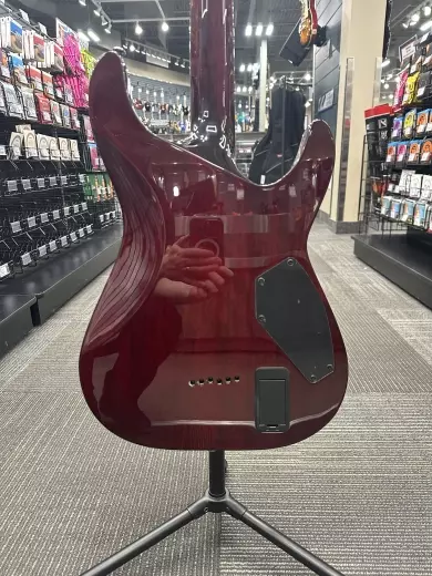 Schecter - Left Handed Hellraiser C-1 Electric Guitar - Black Cherry 6