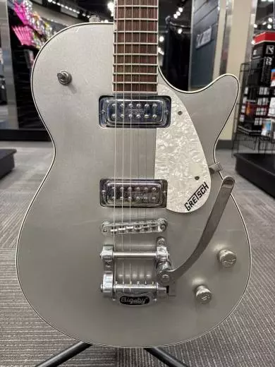 Gretsch Guitars - G5236 Electromatic Pro Jet w/ Bigsby Walnut Back Silver Top 2