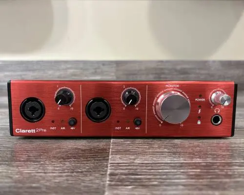 Focusrite - Clarett 2Pre 24/192 10-In/4-Out Thunderbolt Audio Inteface
