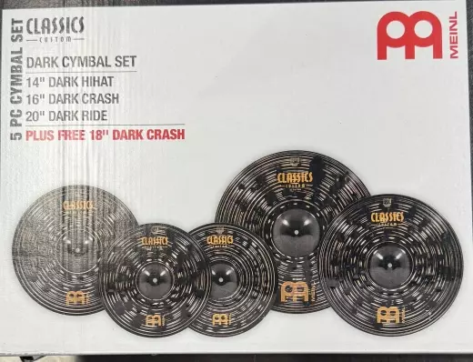 Meinl - Classics Custom Dark Cymbal Set (14''H,16''C,20''R+18''C) 2