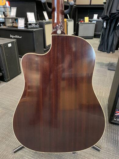 Store Special Product - Epiphone - Inspired by Gibson Masterbilt J-45 EC Cutaway - Vintageburst