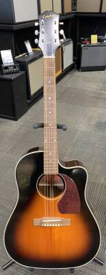 Store Special Product - Epiphone - Inspired by Gibson Masterbilt J-45 EC Cutaway - Vintageburst