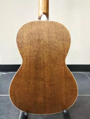 SE P20E Acoustic/Electric Parlor Guitar with Gigbag - Satin Black Top 2