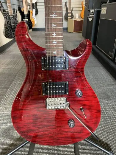 PRS SE CU24 BLACK CHERRY W/GB 2