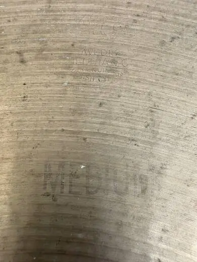 Vintage A. Zildjian 20 inch Medium Ride Made in Canada 2