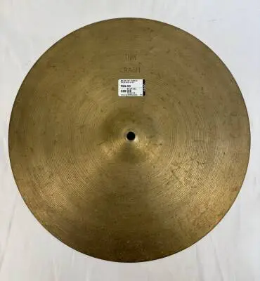 ZILCO 16 inch Thin Crash Cymbal VINTAGE