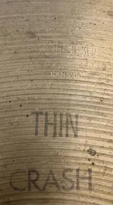 ZILCO 16 inch Thin Crash Cymbal VINTAGE 2