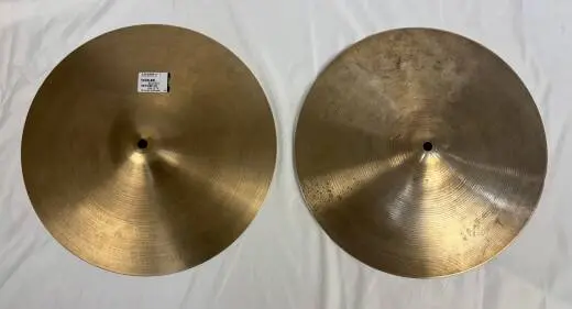 Zildjian 14 inch Flange Hats Vintage 1970s 2