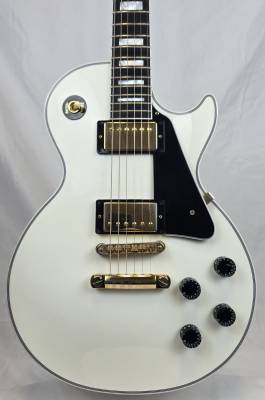 ギター Gibson Les Paul Special White Gibson Custom Shop Les Paul Custom Ebony Fingerboard - Alpine