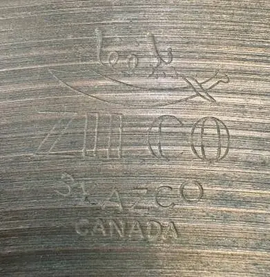 ZILCO 20 inch Medium Ride Cymbal VINTAGE 2