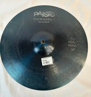 Paiste Color Sound 5 14 inch Blue Heavy Hi Hats 2