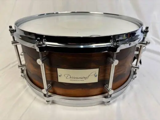DRUMMOND 6x14 Walnut Stave Snare Drum