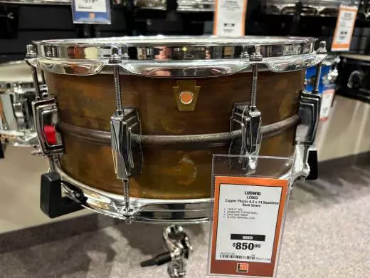 Ludwig Drums - LC663 Copperphonic 6.5x14