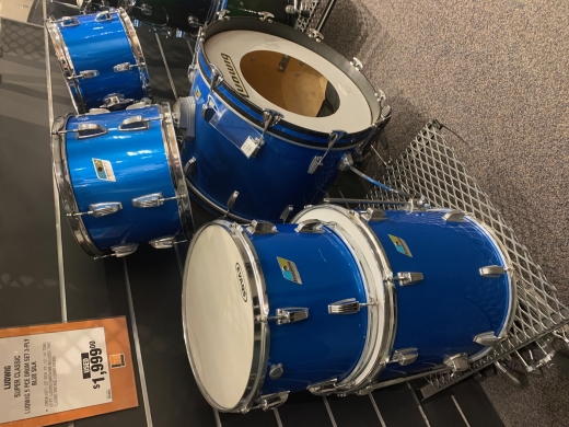 Ludwig 1970's 3-Ply 5 piece drums with Hardware 2