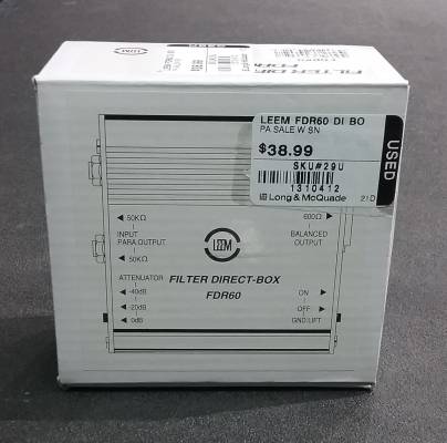 Leem FDR60 Passive DI Box