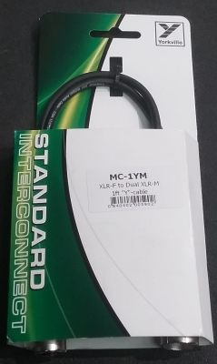 Yorkville Sound - MC-1YM XLR Y-Cable